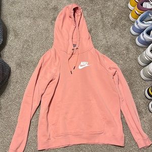 Nike salmon colored hoodie